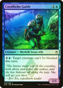 Coralhelm Guide - Masters 25 FOIL #49 MAGIC CARD MTG NM-MINT - Image 1