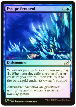 Escape Protocol - Ikoria: Lair of Behemoths FOIL MAGIC CARD MTG NM-MINT - Image 1