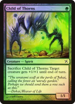 Child of Thorns - Betrayers of Kamigawa FOIL #123 MAGIC CARD MTG NM-MINT - Image 1