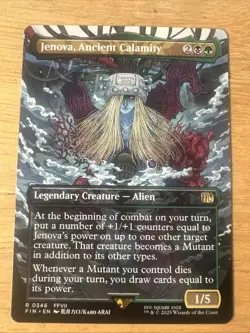 MTG - Jenova, Ancient Calamity - Borderless - Final Fantasy - FIN 0346 - Image 1