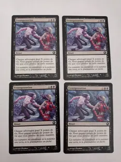 Exsanguination - Exsanguinate - Magic MTG - Exc FR Playset - Image 1
