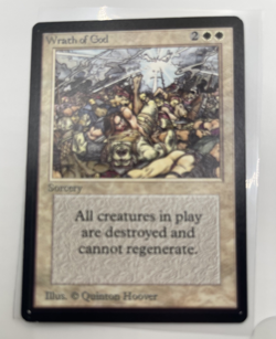 MAGIC THE GATHERING MTG WRATH OF GOD BETA NR MINT- MINT VINTAGE - Image 1