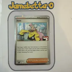 IONO 185/193 PLAY! PRIZE PACK SERIES 5 COSMOS HOLO Pokemon TCG - Image 1