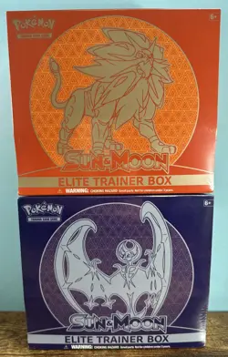Pokemon Sun & Moon Base Set Elite Trainer Boxes (2 New) - Image 2