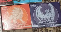 Pokemon Sun & Moon Base Set - Solgaleo + Lunala Elite Trainer Box ETB SEALED (2) - Image 1