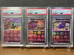 PSA 10 SEQ SET GASTLY 092/165 HAUNTER 093/165 GENGAR 094/165 Pokemon 151 SV2A - Image 1