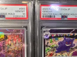 PSA 10 SEQ SET GASTLY 092/165 HAUNTER 093/165 GENGAR 094/165 Pokemon 151 SV2A - Image 4