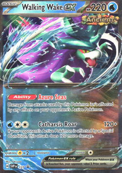 Walking Wake ex 127 Near Mint SV: Scarlet & Violet Promo Cards Pokemon Ship Now - Image 1