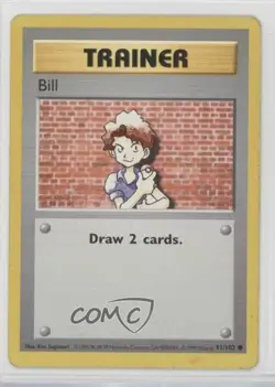 Bill Shadowless Pokemon Base Set #91 1999 0l4h - Image 1