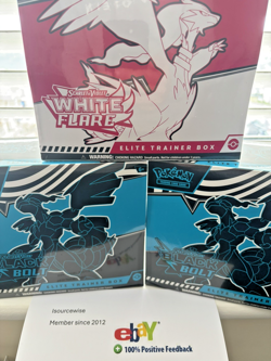 Pokemon Black Bolt and White Flare Elite Trainer Boxes ETB - BRAND NEW & SEALED✅ - Image 1