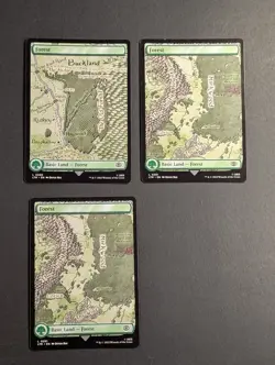 MTG - 3x Forest (280 + 281) - NM Full Art - Pack Fresh Lord of the Rings - Magic - Image 1