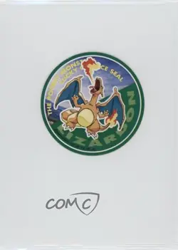 Charizard Stickers Meiji Pokemon Lucky Chance Seal #006 1998 07yc - Image 1