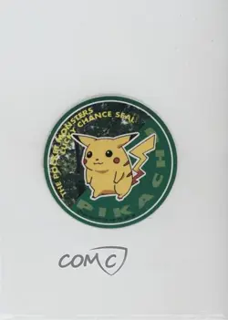 Pikachu Stickers Meiji Pokemon Lucky Chance Seal #25 1998 07yc - Image 1