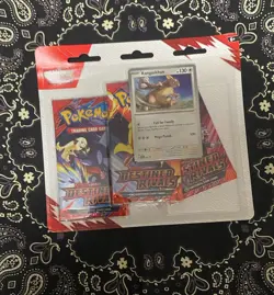 Pokemon 2025 Destined Rivals 3 Pack Blister Kangaskhan SEALED SHIP THE SAME DAY! - Image 1