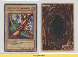 Right Leg of the Forbidden One Wal-Mart Exclusive YuGiOh Dark ends 2008 READ u3f - Image 3