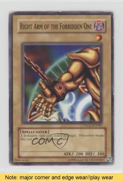 Right Arm of the Forbidden One Wal-Mart Exclusive YuGiOh Dark Legends READ 01j3 - Image 1