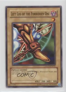 Left Leg of the Forbidden One Wal-Mart Exclusive YuGiOh Dark ends 2008 1z8 - Image 1