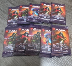 MTG Magic The Gathering Modern Horizons II Draft Boosters x10 BUNDLE NEW+BONUS - Image 1