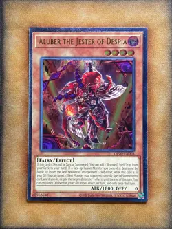 Yugioh Aluber the Jester of Despia OP20-EN003 Ultimate Rare NM - Image 1