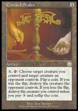 Crooked Scales - Medium Play MTG Mercadian Masques - Image 1