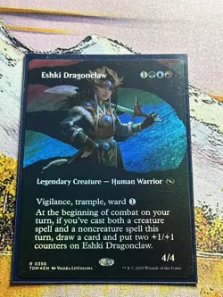 Eshki Dragonclaw - Foil - Borderless Tarkir: Dragonstorm MTG - Image 2