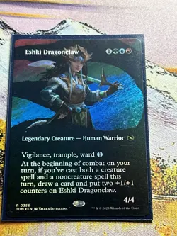 Eshki Dragonclaw - Foil - Borderless Tarkir: Dragonstorm MTG - Image 5