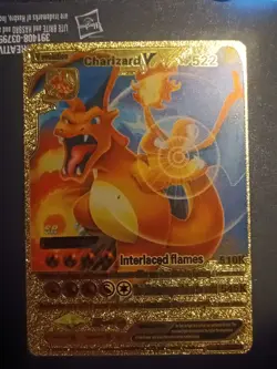 Pokemon Card TCG ✨Charizard V✨ Evolution Black & Gold Foil HP 522 MO SRL07-03 - Image 1