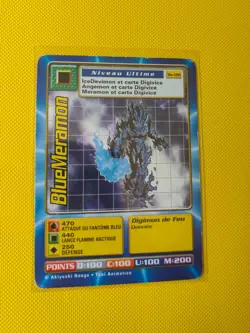 BlueMeramon bo-128 Digimon card french booster set serie 3 Digi-battle - Image 1