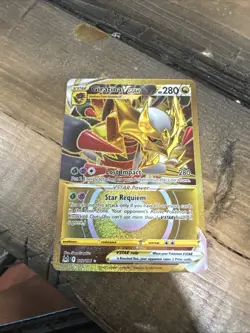 Pokemon TCG Giratina VSTAR 212/196 Lost Origin Card, Near Mint Condition - Image 1