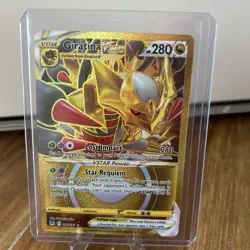Pokemon TCG Giratina VSTAR 212/196 Lost Origin Card, Near Mint Condition - Image 1