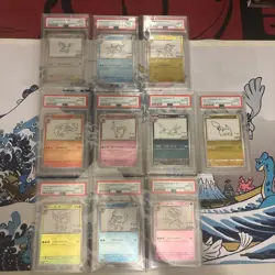 Set 10 PSA 10 YU NAGABA Pokemon Promo Card TCG Vintage Nintendo Bandai Japanese - Image 2