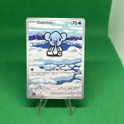 Pokemon TCG - Cubchoo - 109/086 - Illustration Rare - SV: Black Bolt - Image 1