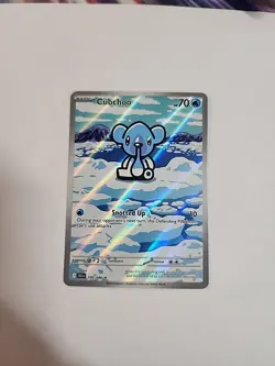 Pokemon TCG - Cubchoo - 109/086 - Illustration Rare - SV: Black Bolt - Image 1