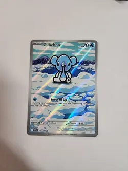 Pokemon TCG - Cubchoo - 109/086 - Illustration Rare - SV: Black Bolt - Image 2