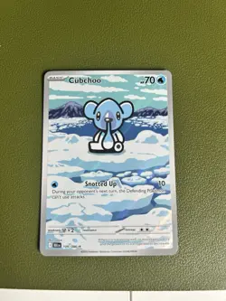 Pokemon TCG - Cubchoo - 109/086 - Illustration Rare - SV: Black Bolt - Image 3