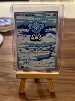 Pokemon TCG - Cubchoo - 109/086 - Illustration Rare - SV: Black Bolt - Image 1