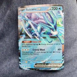 Suicune ex 010/034 Holo Pokemon Trading Card Game Classic Mint Pokemon Card - Image 1
