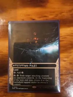 MtG Mystifying Maze EOS Near Mint Borderless Land Card - Image 1