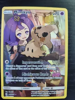 Pokemon TCG Cosmic Eclipse Mimikyu 245/236 NM/M Great Card - Image 1