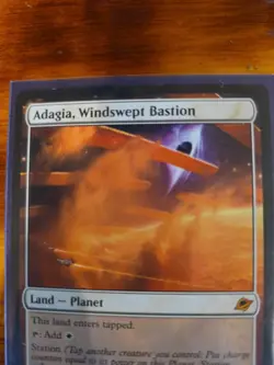 MtG Adagia, Windswept Bastion Near Mint Land Card Mythic Rare - Image 1