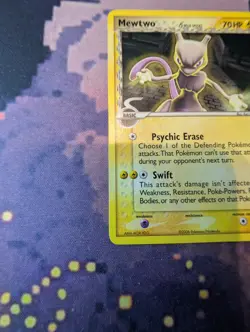 Pokemon Mewtwo Delta Species 24/110 EX Holon Phantoms Non-Holo Card NM - Image 4