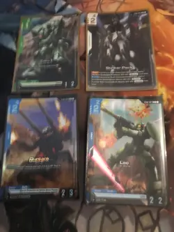 4x promo inc Zaku II Alternate Art Foil - ST03-008 C+ NM - Gundam TCG Card Game - Image 1