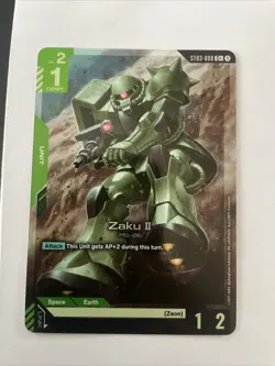 Zaku II Alternate Art Foil - ST03-008 C+ NM - Gundam TCG Card Game - Image 1