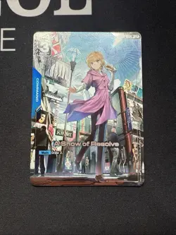 Gundam Card Game Newtype Rising A Show Of Resolve GD01-100 U+ alt art NM English - Image 2