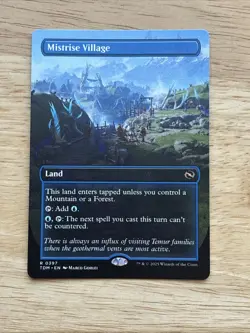 Mistrise Village (Borderless) - Magic the Gathering (Tarkir Dragonstorm) MTG TDM - Image 1