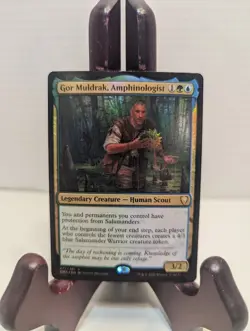 Commander Legends: Gor Muldrak, Amphinologist FOIL Rare MtG Magic the Gathering - Image 1