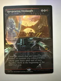 Devastating Onslaught Showcase FOIL MTG Edge of Eternities - Image 1
