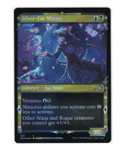 MTG - NM FOIL - Silver-Fur Master (Showcase) - Kamigawa: Neon Dynasty 353 - Image 1