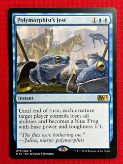 MTG 1X Polymorphist's Jest X1 Core Set 2015 (M15) Magic - NM - Image 1