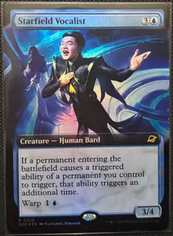 MTG Edge Of Eternities Starfield Vocalist Extended Art Foil (Rare) - Image 1